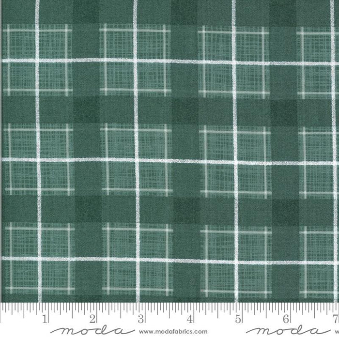 Juniper - Brushed Cotton - by Kate & Birdie Paper Co. for MODA Winter Green Plaid Fabric By RebsFabStash