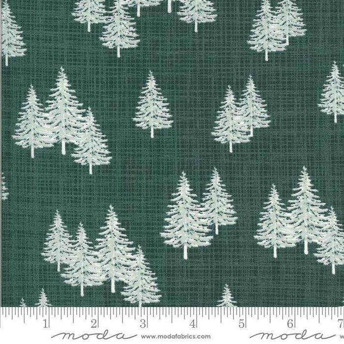 Juniper - Brushed Cotton - by Kate & Birdie Paper Co. for MODA Winter Tree Pattern Fabric By RebsFabStash