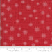 Juniper - Brushed Cotton - by Kate & Birdie Paper Co. for MODA Red Snowflake Pattern Fabric By RebsFabStash
