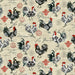 New! Le Poulet - Rooster Blocks PANEL - Per Panel - by Jennifer Brinely - Studio E - 24" x 44" Panel - 5463P-33 Cream - RebsFabStash