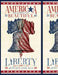 NEW! Liberty Lane - Per yard - by Stephanie Marrott for Wilmington Prints - Diagonal Stripe Red - 1031 84460 341 - red, white and blue diagonal stripe - RebsFabStash