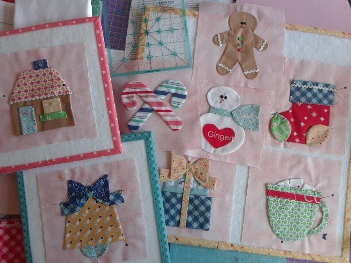 10" Design Board and Quilting Projects by Lori Holt at RebsFabStash