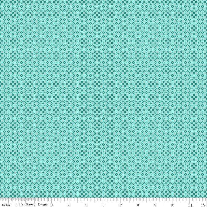 NEW! Lori Holt Vintage Happy 2 Fabric Collection - Per Yard - Vintage Happy 2 fabrics - Riley Blake - Boxers Blue C9134 - BLUE - RebsFabStash