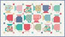 NEW! Lori Holt Vintage Happy 2 Fabric Collection - Per Yard - Vintage Happy 2 fabrics - Riley Blake - Boxers Blue C9134 - BLUE - RebsFabStash