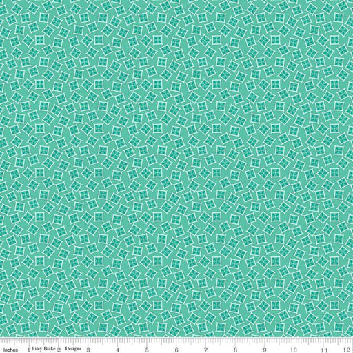 NEW! Lori Holt Vintage Happy 2 Fabric Collection - Per Yard - Vintage Happy 2 fabrics - Riley Blake - Planter Box Sea Glass - C9139 SEAGLASS - RebsFabStash