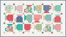 NEW! Lori Holt Vintage Happy 2 Fabric Collection - Per Yard - Vintage Happy 2 fabrics - Riley Blake - Planter Box Sea Glass - C9139 SEAGLASS - RebsFabStash