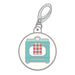 Lori Holt Vintage Happy 2 Fabric Wide Back Oven Keychain from RebsFabStash