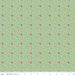 Lori Holt Vintage Happy 2 Fabric Wide Back Green Leaves Print from RebsFabStash