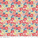 NEW! Lori Holt Vintage Happy 2 Fabric - REMNANTS -Riley Blake - WIDE BACK 108" wide Blossom on CORAL WB9136 - RebsFabStash