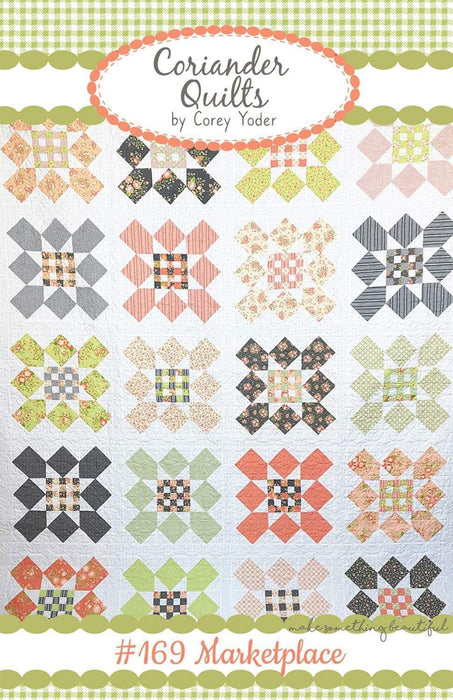 New! Marketplace #169- Coriander Quilts by Corey Yoder - Fat Quarter Friendly Quilt - RebsFabStash