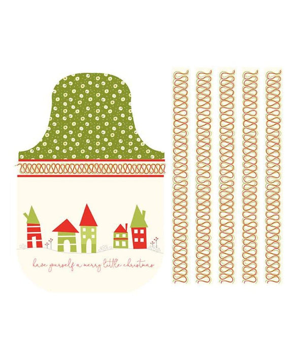 New! Merry Little Christmas - Berries Green - by the yard - Sandy Gervais - Riley Blake - Fun cute holiday design - C9645-GREEN - RebsFabStash