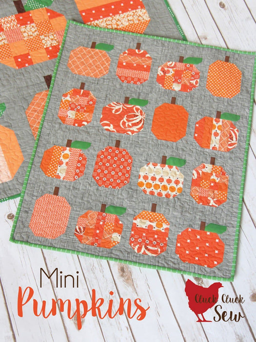 New! Mini Pumpkins - mini pattern - designed by Allison Harris for Cluck Cluck Sew - RebsFabStash