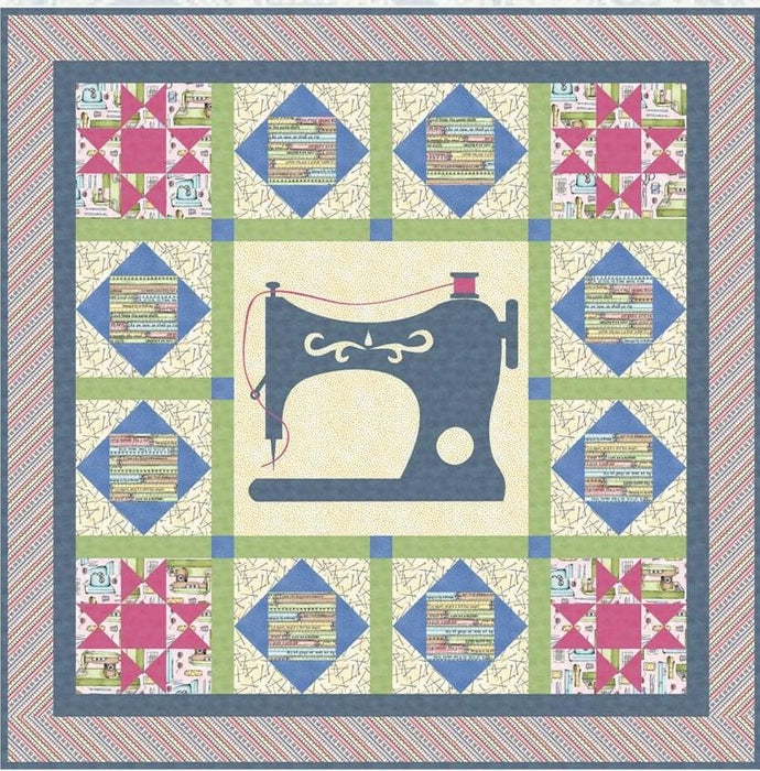 New! My Sewing Friends - Quilt KIT - Bound To Be Quilting - Pat Syta & Mimi Hollenbaugh - Measure Twice - Kris Lammers - Maywood - RebsFabStash