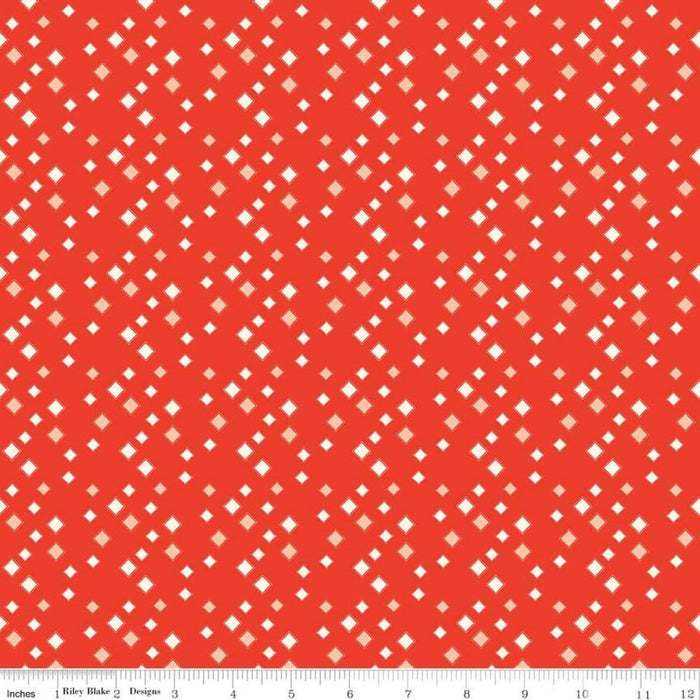 Red Oh Happy Day! Fabric by Sandy Gervais Riley Blake Design at RebsFabStash