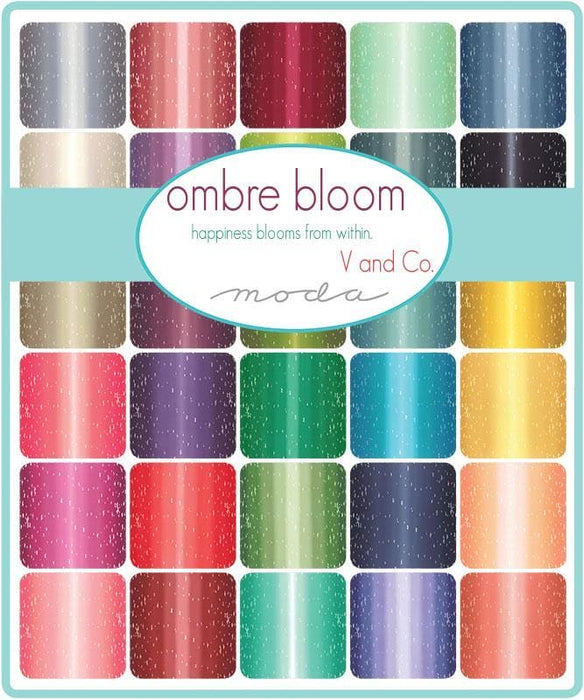 NEW! - Ombre Bloom - Burgundy - per yard - by Vanessa Christenson of V and Co. - MODA - 10870 317 - RebsFabStash