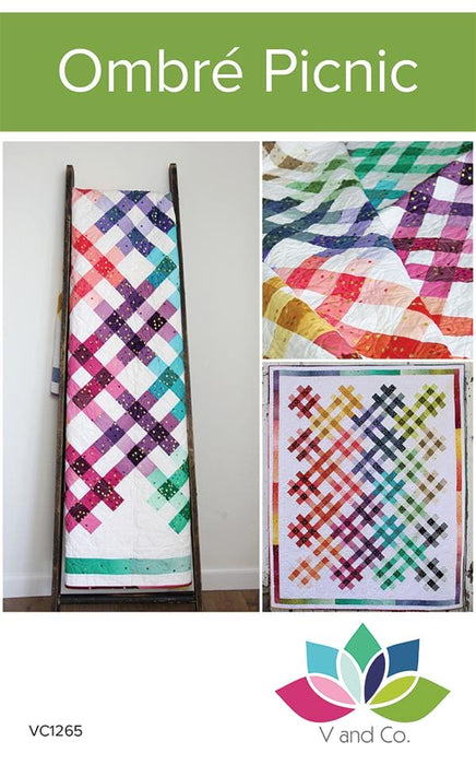 New! Ombre Picnic - Quilt Pattern - designed by Vanessa Christensen - V and Co. - RebsFabStash