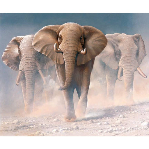 NEW! On Safari - per PANEL - Riley Blake Designs - 36" Digital Elephant Panel - P10452-ELEPHANT - RebsFabStash