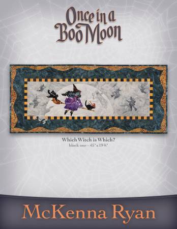 New! Once in a Boo Moon Complete Pattern Set designed by McKenna Ryan Collection - Pine Needles - RebsFabStash