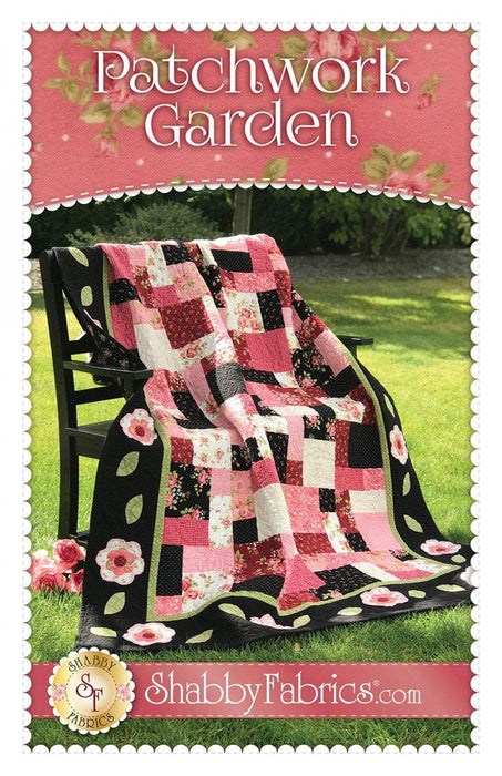 New! Patchwork Garden - Quilt Pattern - designed by Jennifer Bosworth - Shabby Fabrics - Summer, floral - RebsFabStash