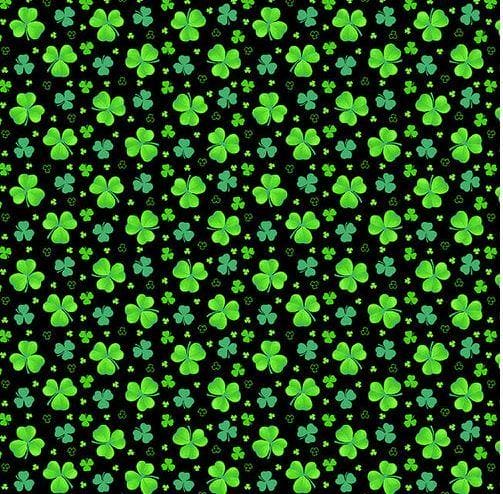 NEW! Pot of Gold - By City Art Studio for Henry Glass - Per yard - SEW CUTE! - Small Tossed Leprechaun Green - 9369-66 Green - RebsFabStash