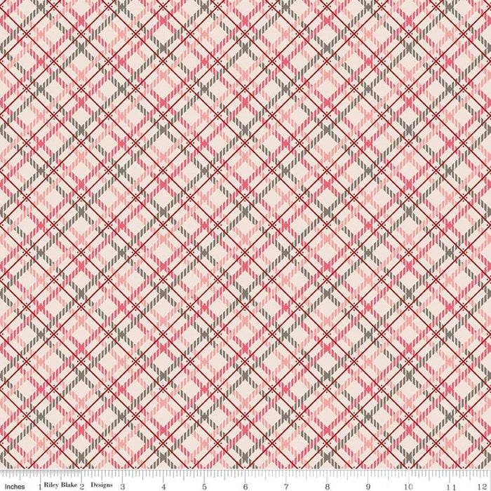 NEW! PRIM 108" Wide Back Fabric - REMNANT PIECES - by Lori Holt for Riley Blake - WIDE BACK 108" wide - Pink WB9709 - RebsFabStash
