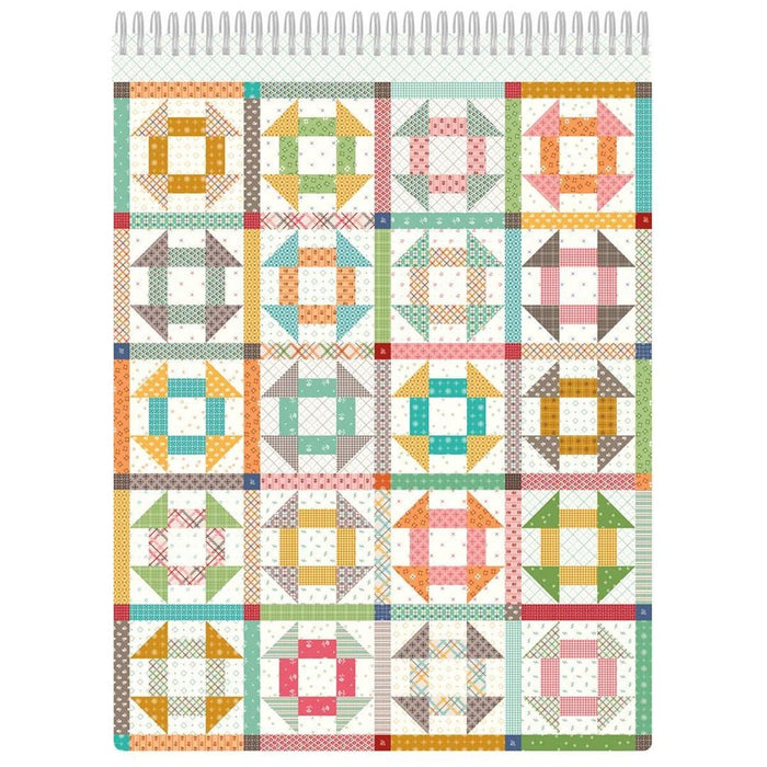 Prim Churn Dash Lined Notebook by Lori Holt of Bee in My Bonnet Riley Blake Designs at RebsFabStash