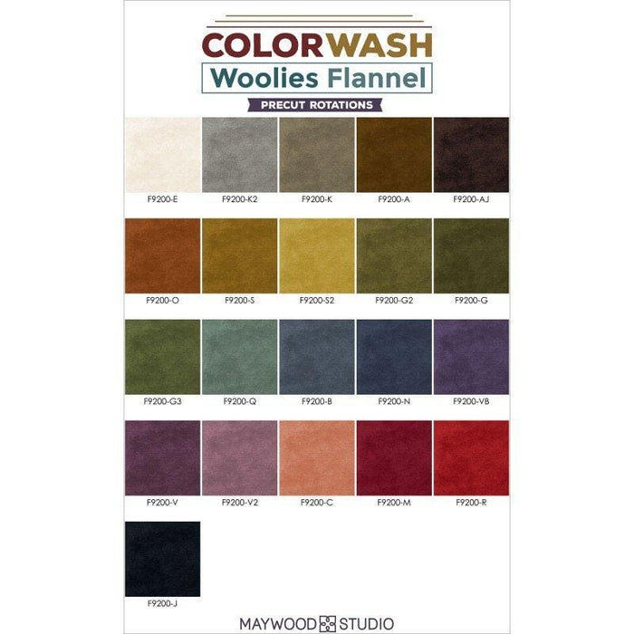 New! Quilt Market Release! Color Wash -FLANNEL - per yard - Maywood Studio - by Bonnie Sullivan - Honey Bisquit MASF 9200 S - RebsFabStash