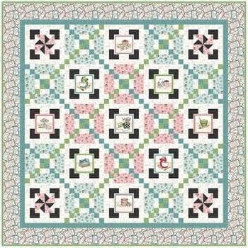 NEW! Recipe Box Quilt Kit - Happiness is Homemade by Kris Lammers for Maywood - Bound To Be Quilting - Pat Syta & Mimi Hollenbaugh - RebsFabStash