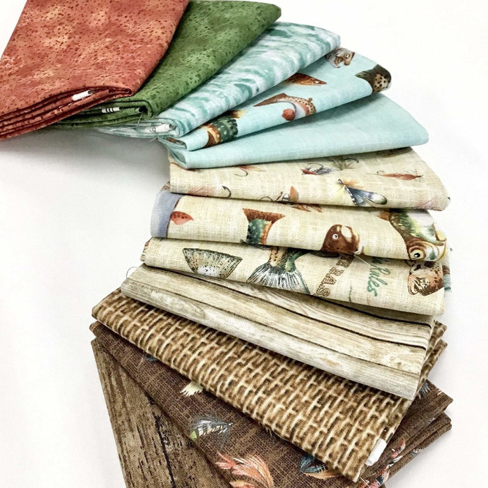 Rod and Reel - Rod and Reel Fabric Bundle - by Deborah Edwards for Northcott - RebsFabStash