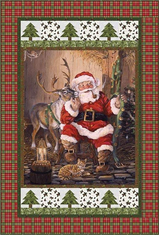 New! Santa Time to Go - Pieced Quilt Pattern - CastillejaCotton.com - Diane McGregor - Advanced Beginner - 48"x 71" - RebsFabStash