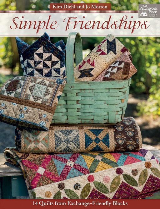 New! Simple Friendships - Book - by Jo Morten and Kim Diehl from Martingale - RebsFabStash