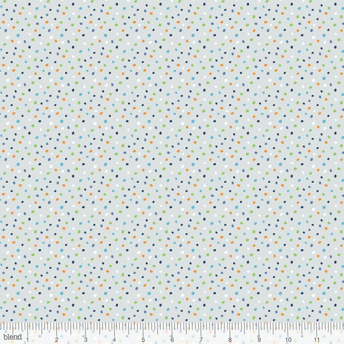 New! - Storytime - Daydreamers Softie Panel (44" x 36") - per yard - by Brenda Walton - Blend Fabrics - scattered apples on blue 123.106.06.1 - RebsFabStash