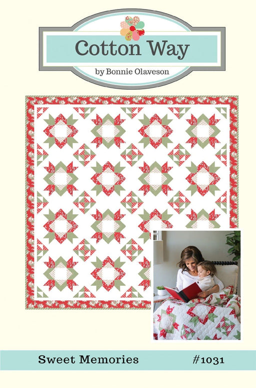 NEW! Sweet Memories #1031 Pattern - designed by Bonnie Olaveson - Cotton Way - Pieced - RebsFabStash