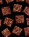 New! Sweet Tooth - per yard- Timeless Treasures - Tossed Realistic Brownies - GM-C8551 Black - RebsFabStash