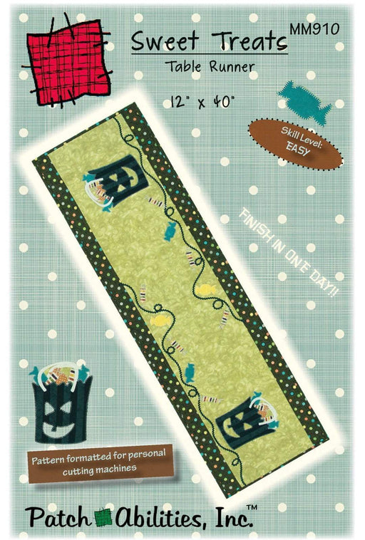 New! Sweet Treats Table Runner - Pattern - by Patch Abilities, Inc. Easy Pattern - RebsFabStash