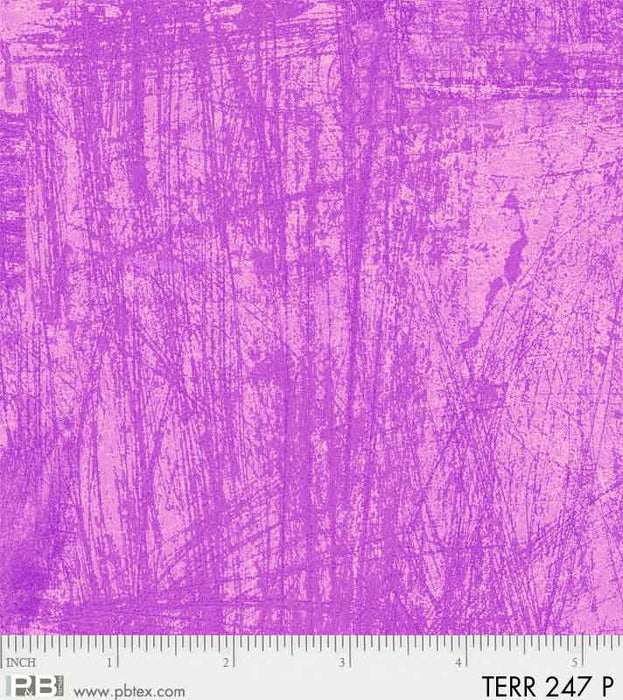 NEW! Terra - per yard - by Norm Wyatt for P&B Textiles - Violet tonal - TERR00247-V - RebsFabStash