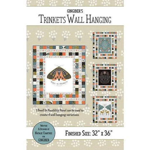 New! Trinkets Wall Hanging - Quilt PATTERN - designed by Natalie Crabtree for Gingiber - Features Dwell In Possibility fabric collection - RebsFabStash