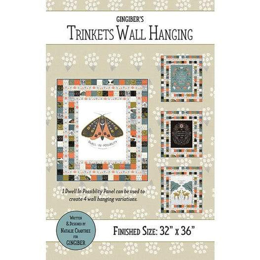 New! Trinkets Wall Hanging - Quilt PATTERN - designed by Natalie Crabtree for Gingiber - Features Dwell In Possibility fabric collection - RebsFabStash