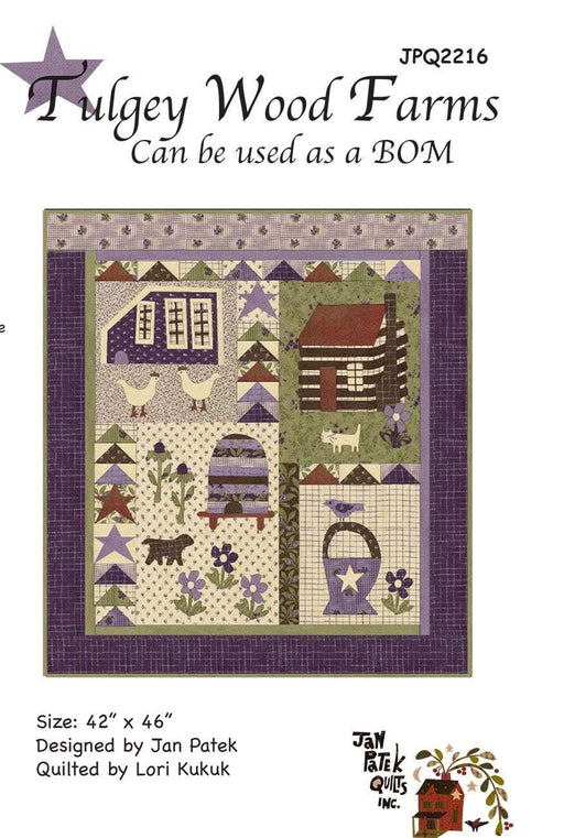 New! Tugley Wood Farms (Can be used as a BOM) - Wall Hanging Pattern - designed by Jan Patek Quilts, Inc. JPQ 2216 - RebsFabStash