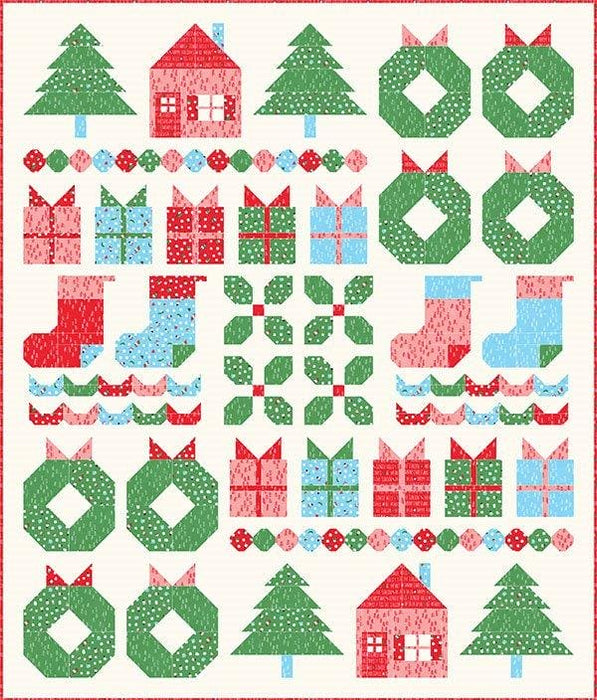 New! Twinkle Twinkle - Quilt Pattern - by Stacy Iest-Hsu - MODA - Quilting/Sewing Fabric - Christmas - Uses The North Pole fabrics - RebsFabStash