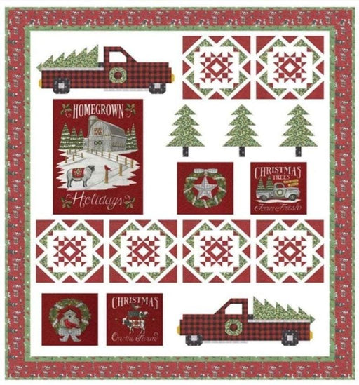 NEW! We Found a Tree KIT - Lap Quilt Kit - uses Homegrown Holidays by Deb Strain for Moda - pattern by Coach House Designs - Barbara Cherniwchan - RebsFabStash