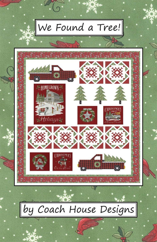 New! We Found a Tree - Lap Quilt Pattern - by Coach House Designs - Barbara Cherniwchan - RebsFabStash