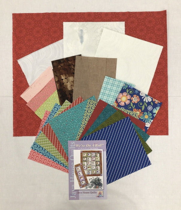 New! "We're On A Bigger Roll" - Quilt KIT! - Uses Home Grown by Nancy Halvorsen for Benartex - pattern by Karen Brow for Java House Quilts - Toilet Paper Quilt - RebsFabStash