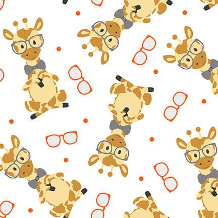 New! Wild and Free - Tossed Glasses - Gray - Per Yard - by Jessica Mundo - Henry Glass & Co. - 9565-91 gray - RebsFabStash