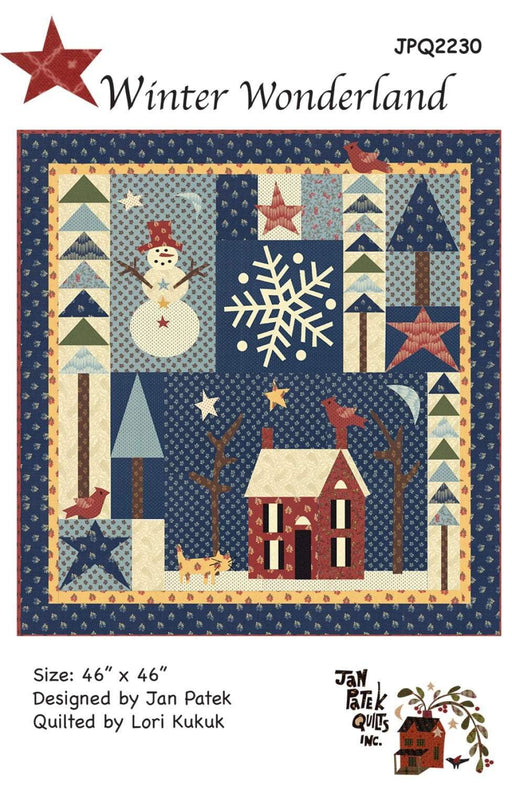 New! Winter Wonderland - Wall Hanging Pattern - designed by Jan Patek Quilts, Inc. JPQ 2230 - RebsFabStash