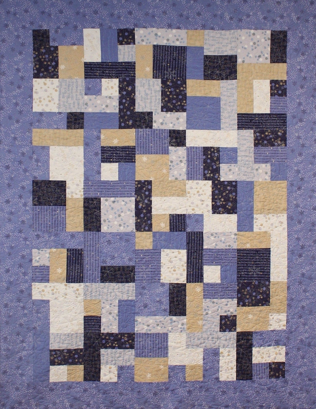 Yellow Brick Road Quilt Kit uses Chill by Brigitte Heitland of Zen C