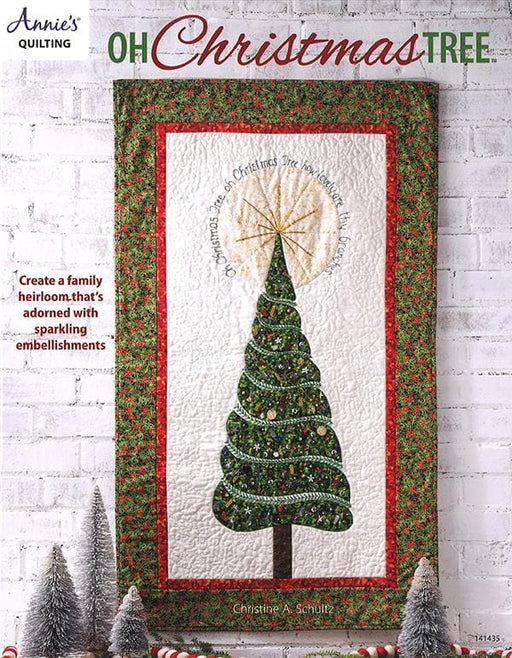 Oh Christmas Tree - Pattern BOOK - Annie's Quilting - Wall Hanging Pattern - Christine Schultz - RebsFabStash