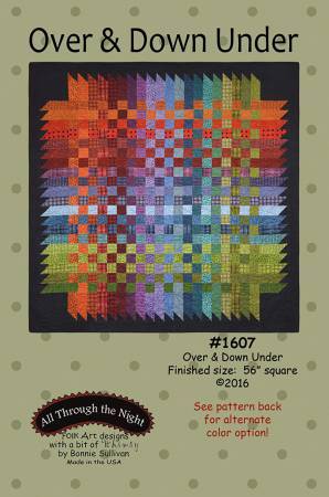 Over & Down Under - Quilt PATTERN - designed by Bonnie Sullivan for Maywood - Uses Woolies Flannel! Sew Fun!! - RebsFabStash