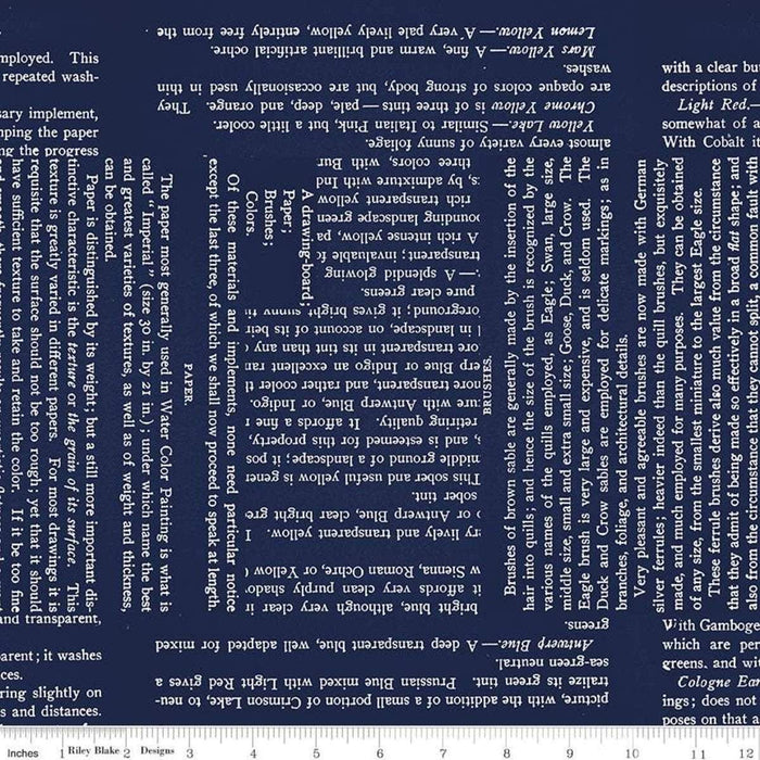 Painter's Palette - per yard - Janet Wecker Frisch- Riley Blake Designs - Painter's Number Grid - C8947 Light Blue - RebsFabStash