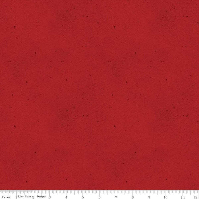 Painter's Palette - per yard - Janet Wecker Frisch- Riley Blake Designs - RED Painter's Posey - Tiny flowers on RED C8941 - RebsFabStash